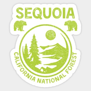 Sequoia California National Forest Sticker